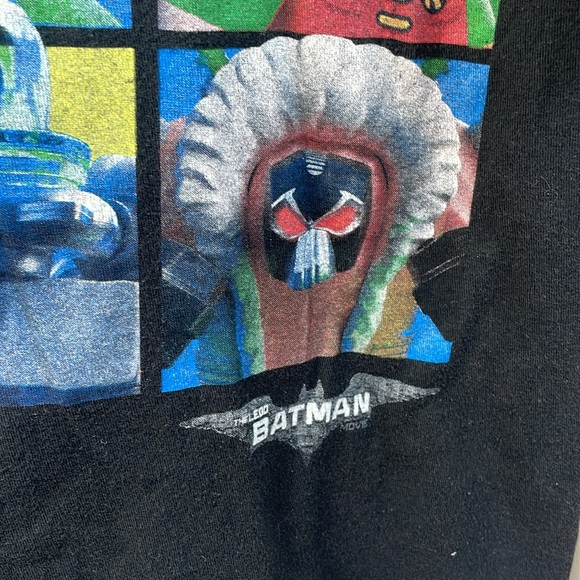 Kids Lego Batman Back T Shirt Kids  Lego Batman Movie Shirt Size Large - Picture 5 of 11